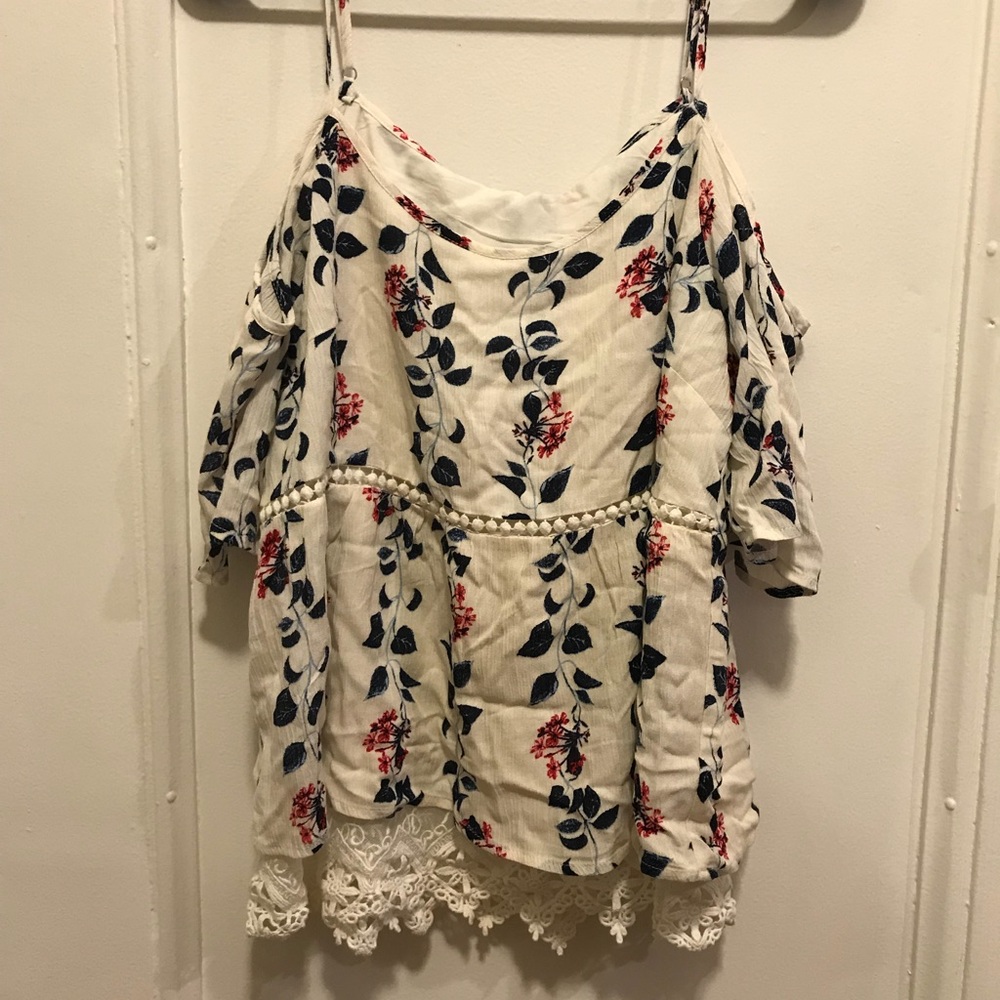 Off the shoulder - spaghetti strap top